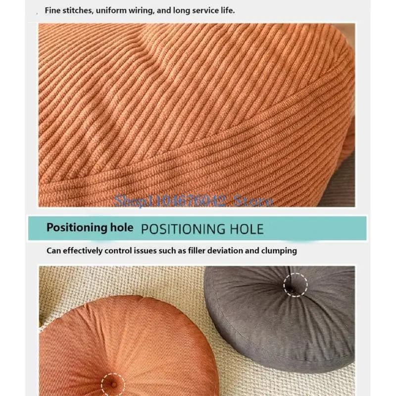 652F Floor Meditation Cushion Round Sitting Pillow Multifunctional Home Decors