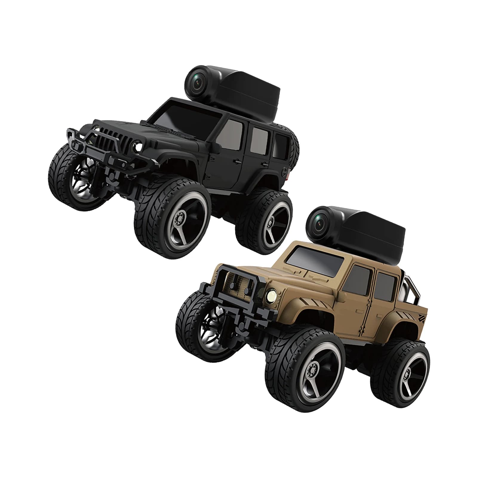 Auto RC Crawler 1:64 with 480P Camera, WiFi Control via APP, Gravity Sensor, Speed Control, Lights, Photo/Video, Remote Vehicle 2.4GHz