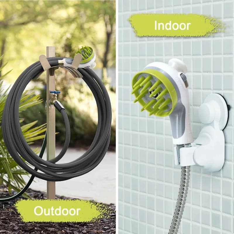 High Pressure Dog Shower Attachment, Foam Nozzle Pet Bath Sprayer, Universal Faucet Adapter, Thickened Grooming Tool for Dogs