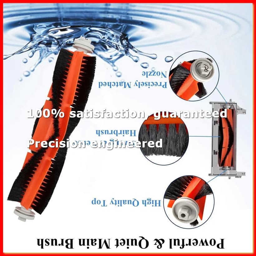 10 Pcs Main Brush Side Brushes Filters for 1C STYTJ01ZHM Robot Vacuum Cleaner Parts Accessories-ROWI