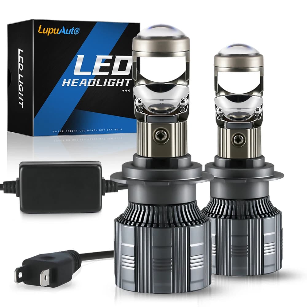 40000LM 2PCS H7 LED Faro Mini Lente Proiettore H7 Auto Faro Lampadina Canbus Lampada 6500K Lampada Bianca Per Auto 12V