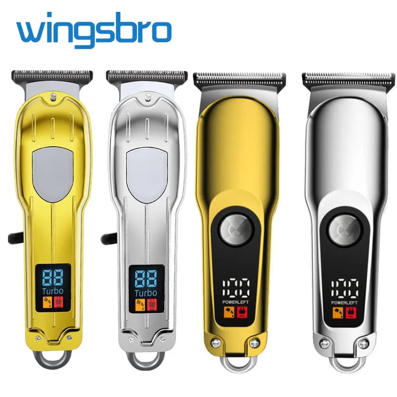 Wingsbro stainless steel rechargeable electric hair cutter for beard