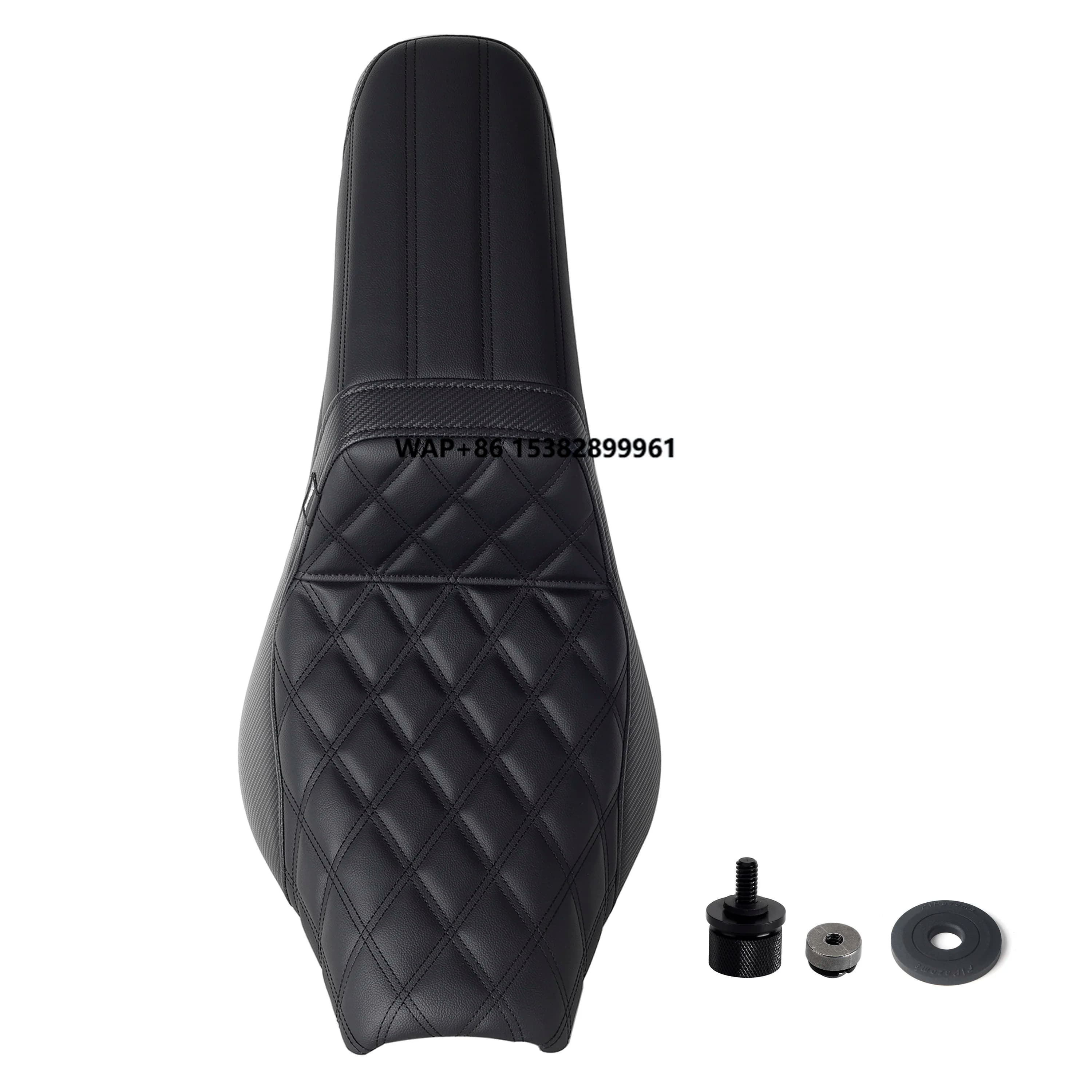Cuscino Ergonomico di Lusso con Gel per Sella Moto Softail Street Bob Slim Standard 2018-2024