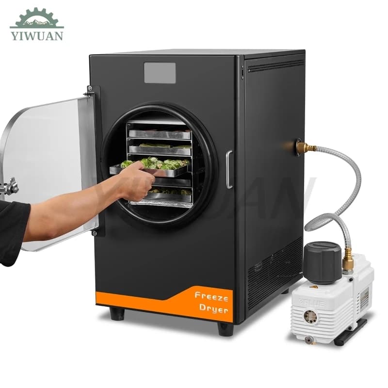 Nuovo arrivo Vuoto Frutta Liofilizzazione Macchine secche Mini Verdure Liofilizzatore Alimenti Freezer Asciugatrice