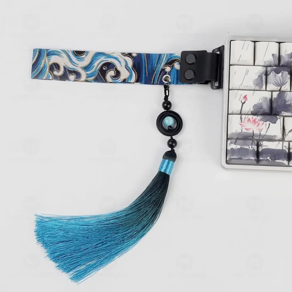 Custom Mechanic Keyboard Strap, Wooting Atk68 Drunkdeer Keyboard Magnetic Strap with Decorations and Nappine