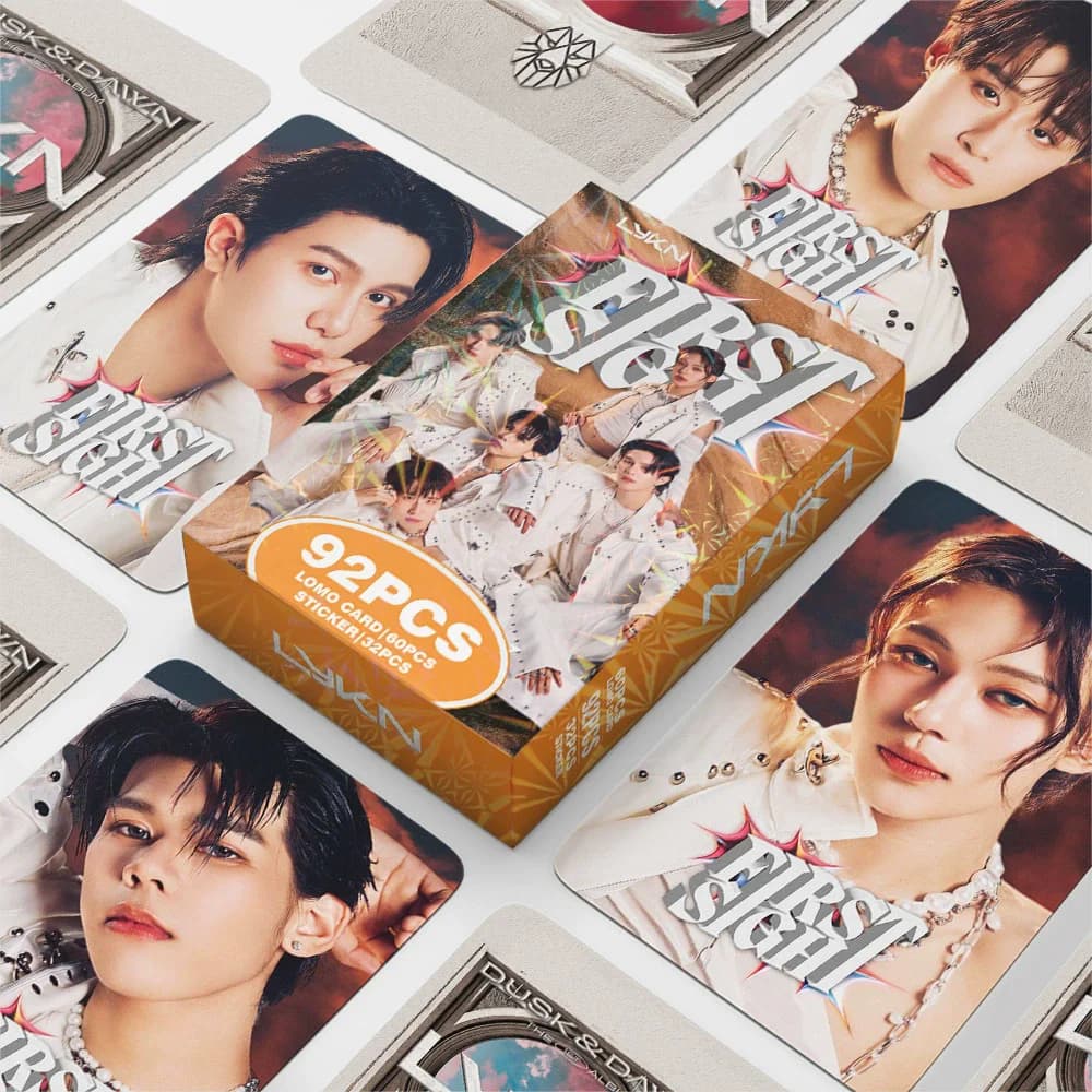 92PCS LYKN Thai Boyband Photo Cards | William Lego Tui LOMO Collectible | Kpop Fans Gift Stickers Scrapbook Set