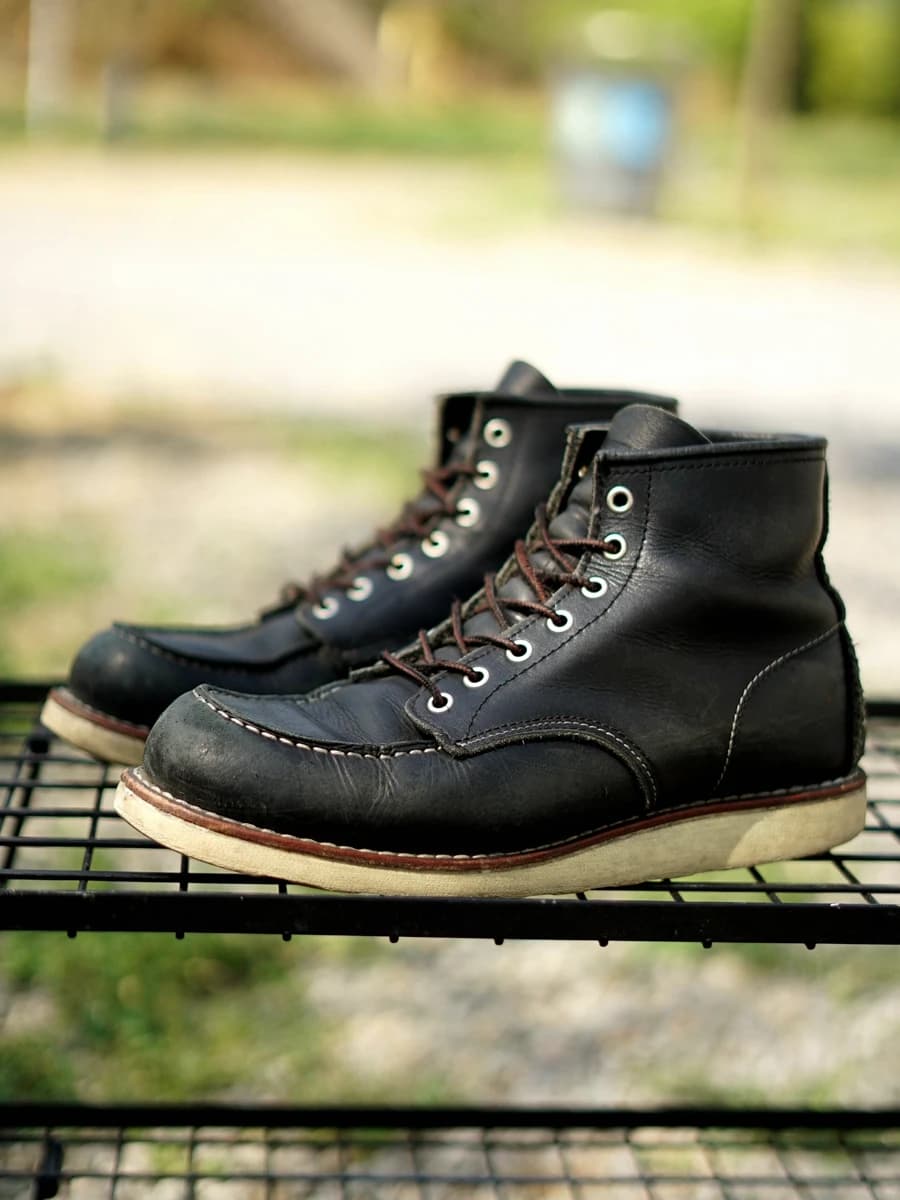 Retro Work Boots Men's Fashion Motorcycle Boots Genuine Leather Shoes New Model Youth Trend Color Rubber Sole