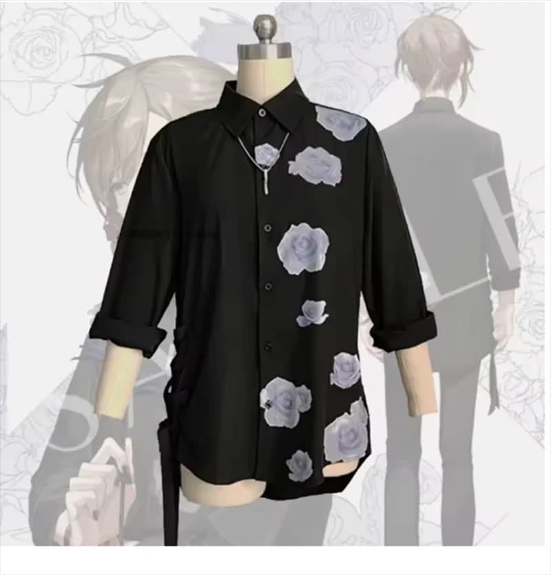 2025 Kanae Costume Cosplay Kanae Nijisanji Costume Cosplay Camicia Uniformi di Carnevale di Halloween Camicetta T-shirt Carnevale Top