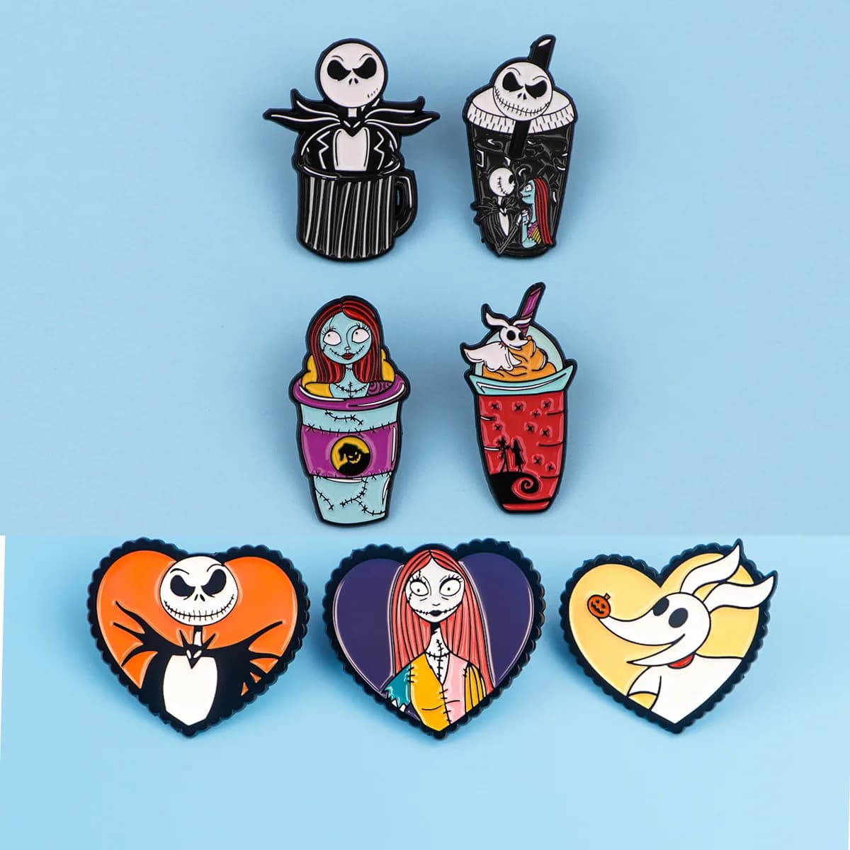 New Halloween Skeleton Bride Fright Brooch Badge Alloy Accessories Pin Clothing Backpack Accessories 2025