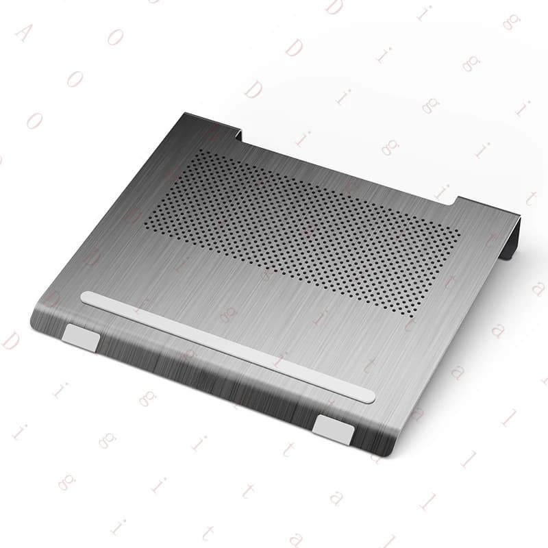 Supporto per laptop RTG con ventola silenziosa da 15,6 pollici (o 17 pollici) in lega di alluminio per raffreddamento computer