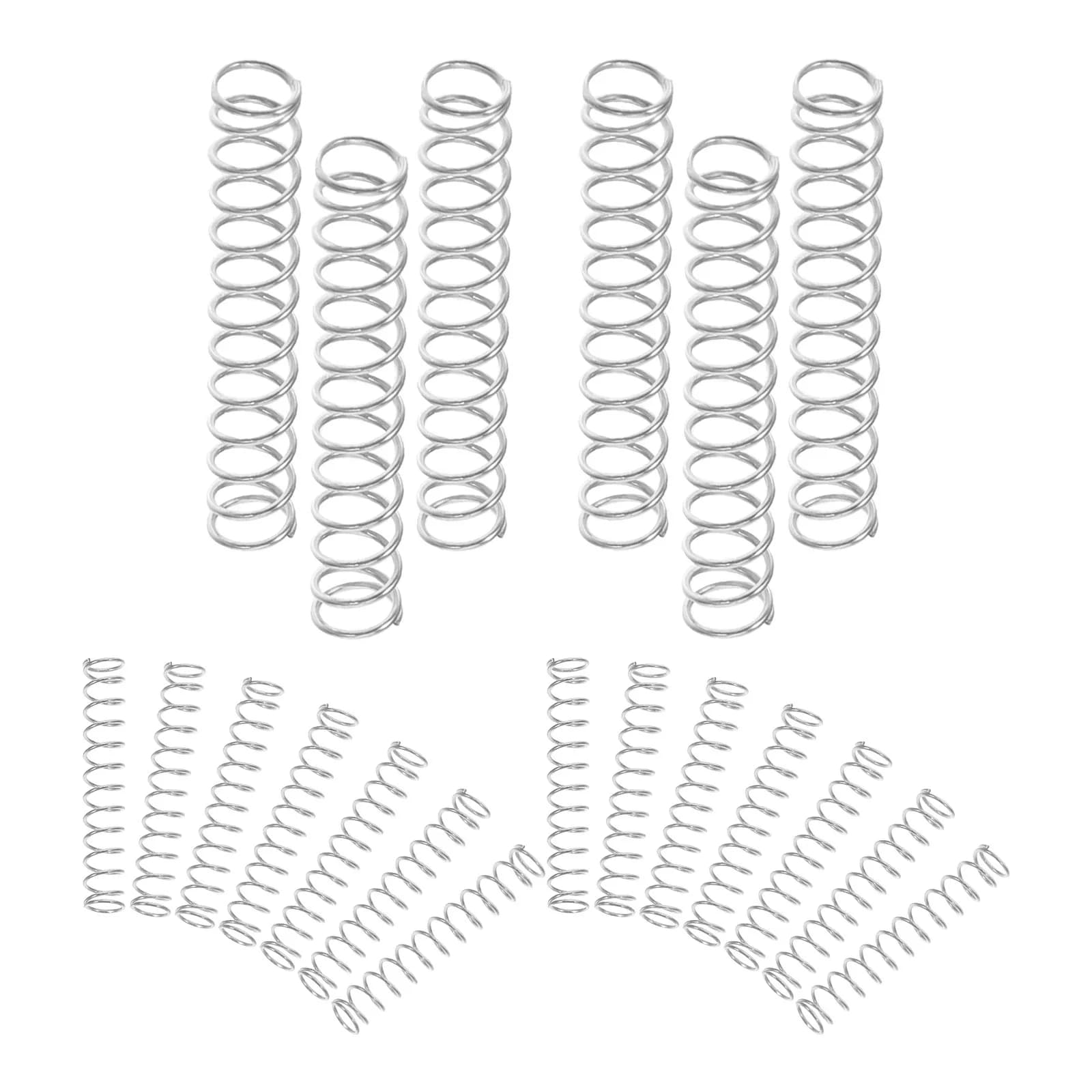 50 Pezzi Molla a Compressione in Acciaio Inossidabile per Penne 0.4x4x25mm per Ricariche di Penne a Sfera, Penne a Scatto, Penne Gel Retrattili