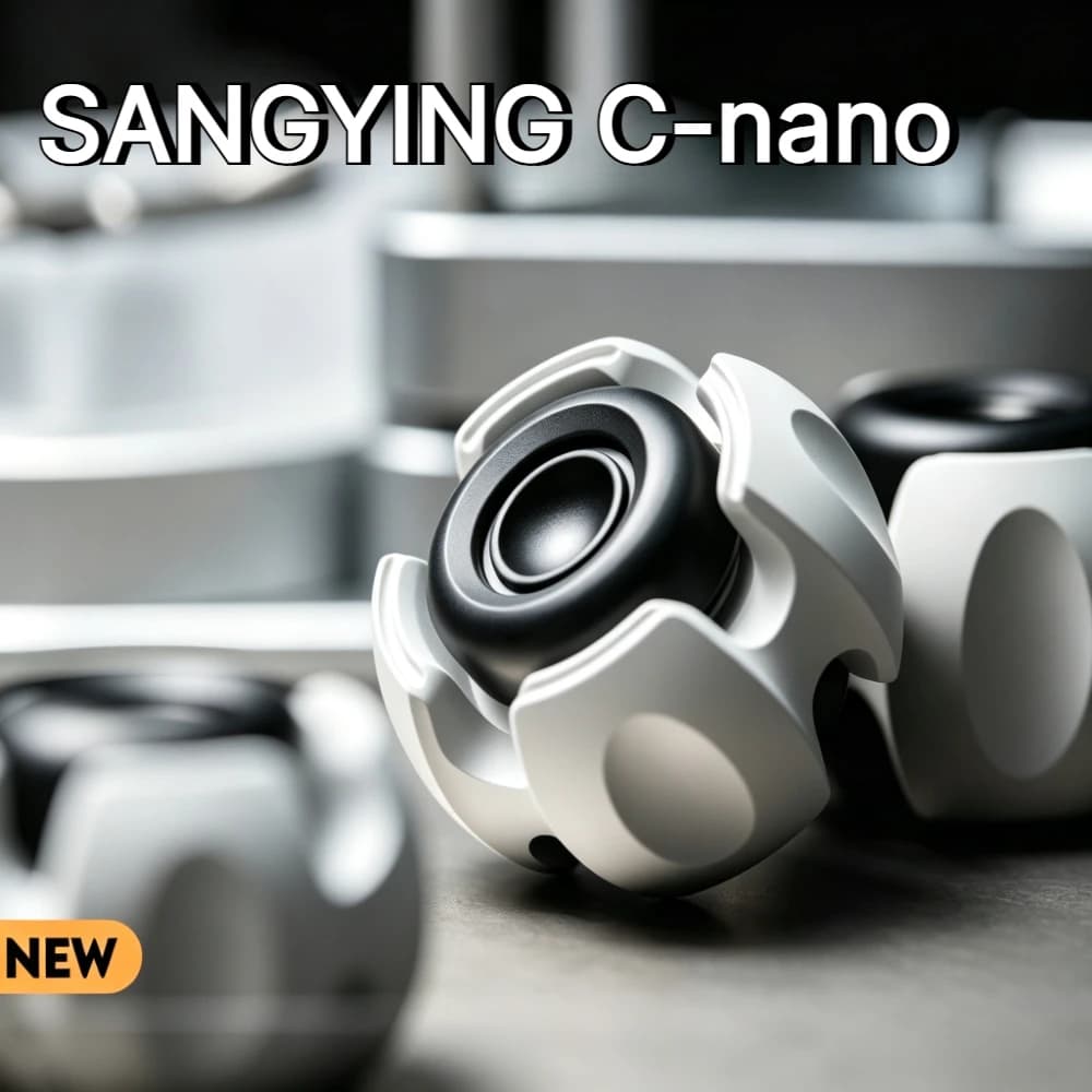 LAUTIE EDC NOIZ C-NANO Mechanical Metal Spinning Fidget Spinner Stress Relief Toy