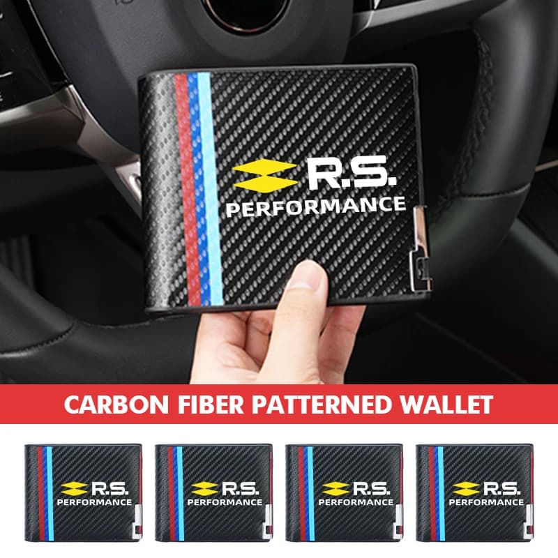 For Renault Car Logo ID Card Holder Bank Card Organiser Cars Accessories Clio Arkana Captur Twingo Talisman RS Logan Duster
