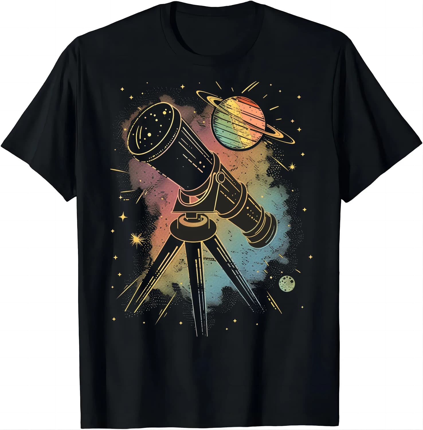 Telescopio Vision Tee See Beyond The Horizon T Shirt astronomia Astrophile magliette abbigliamento donna top magliette grafiche Ropa Mujer