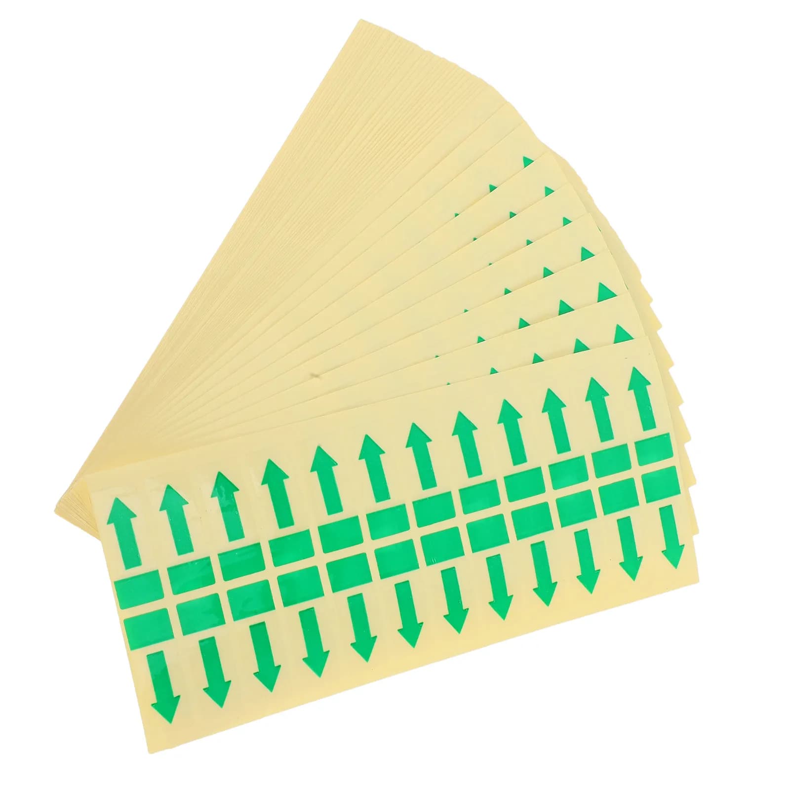 1000Pcs Removable Arrow Decals 40x15mm Transparent with Red Arrow Seal Fixing Labels for Trash Bags Envelopes Industrial