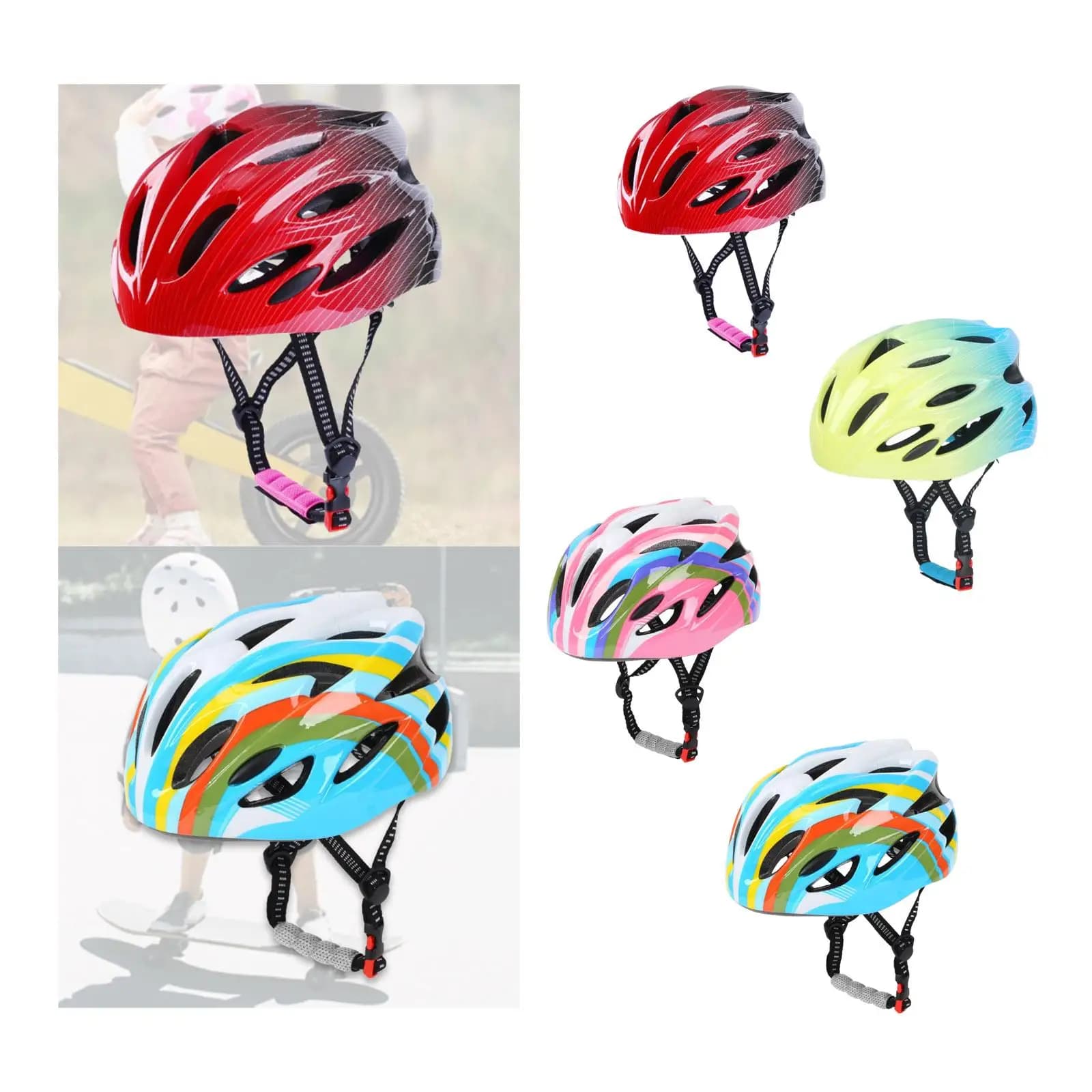 Premium Bicycle Helmet for Children with Removable Pads for Boys and Girls