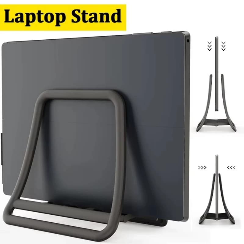 Vertical Laptop Stand Space Saving Laptop Desktop Stand Detachable Notebook Dock For Macbook Air Pro iPad Lenovo Dell Holder Pad