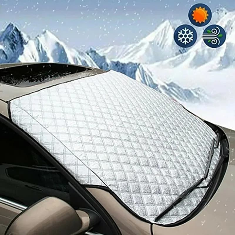 1Pc Universale Auto Parabrezza Anteriore Copertura Auto Parasole Neve Copertura di Protezione Dal Ghiaccio Inverno Estate Parabrezza Scudo 150 cm x 70 cm