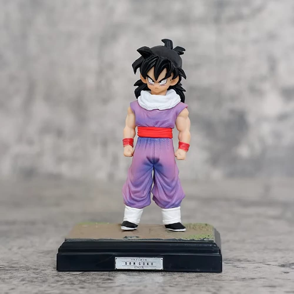 19CM Anime Dragon Ball Son Gohan Figure Angry Standing Scene Base Model Toy Gift Collection Action Figure bambola in scatola