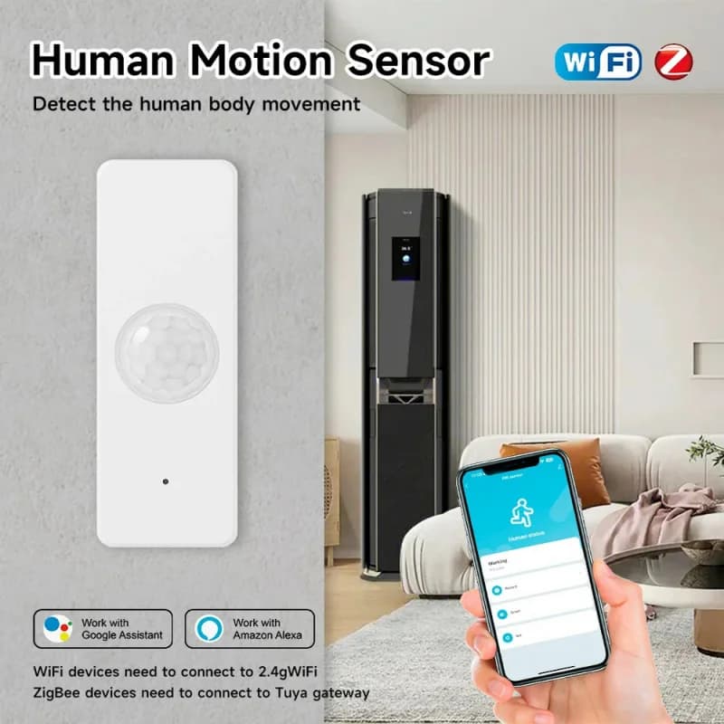 TUYA WIFI/ZigBee Human Motion Detection Sensor PIR Infrared Sensing Movement