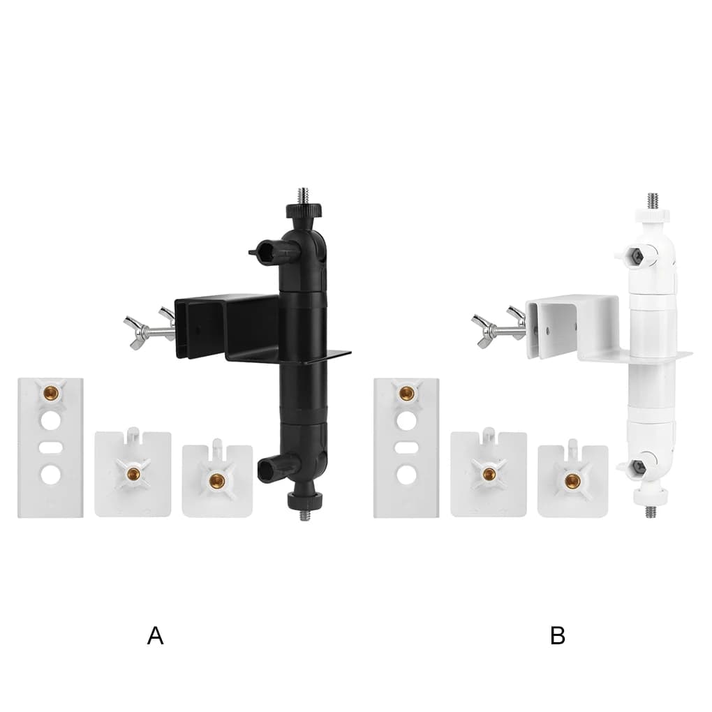 Supporto per grondaia senza trapano per telecamere di sicurezza Eufy Installazione rapida e semplice 360 ° Staffa di montaggio regolabile resistente alle intemperie