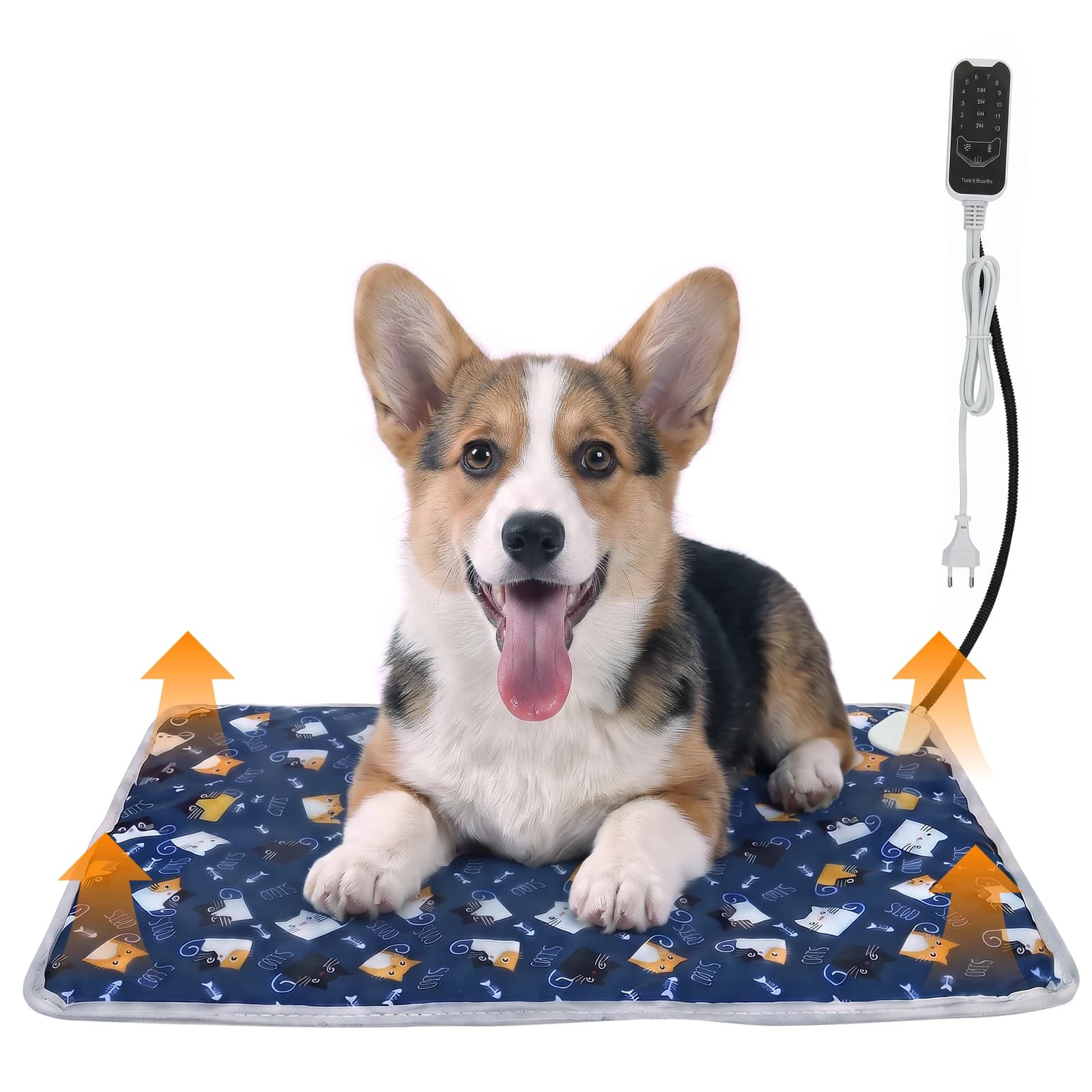 Dog Electric Blanket Pet Heating Pad Waterproof Dog Cat Bed chair Mat Waterproof Adjustable Temperature Chair Cushion
