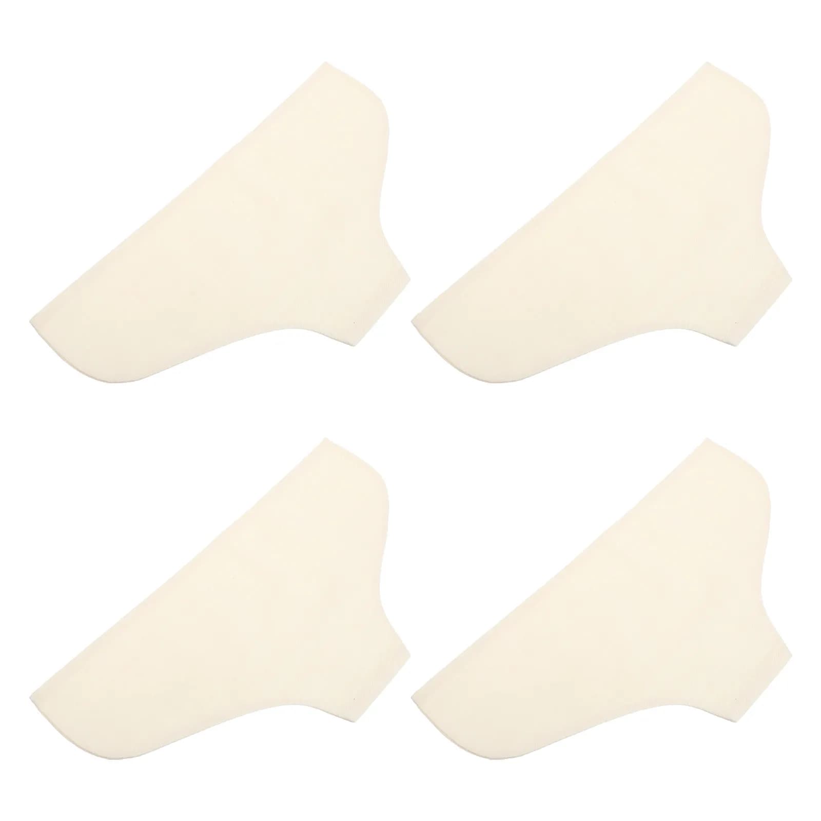 4Pcs Non Slip Cotton Hanger Covers Fabric Protector Sleeves Closet Hanger Dustproof Cover Clothes Shoulder Pads Garment