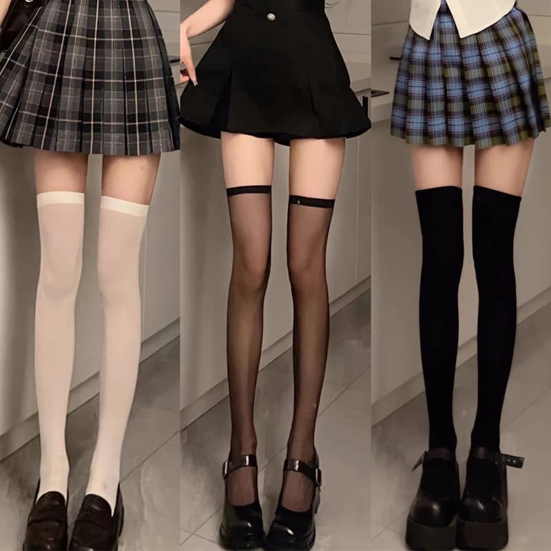 Sexy socks, alluring, socks on the knee for woman and girl, stockings with Lolita b