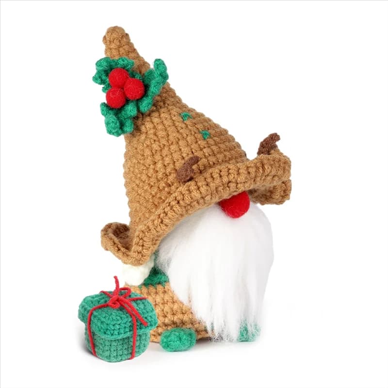 Kit per uncinetto per attrezzi professionali Kit per uncinetto natalizio fai-da-te con aghi per filati da maglia Peluche facile