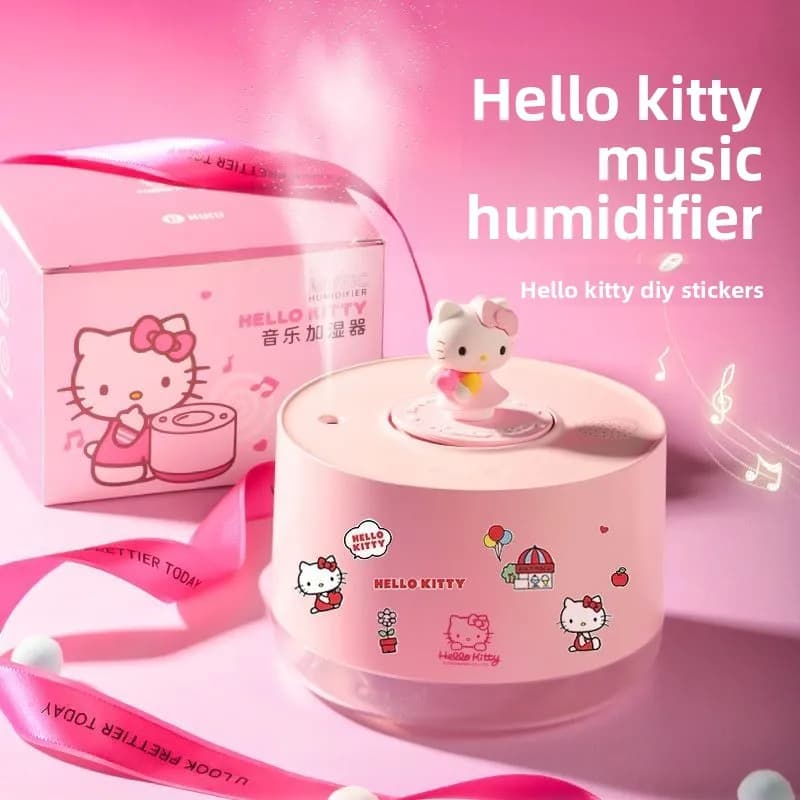 Hello Kitty piccolo altoparlante umidificatore cartone animato carino moda creativa squisito ufficio umidificatore da tavolo regalo di compleanno per ragazza