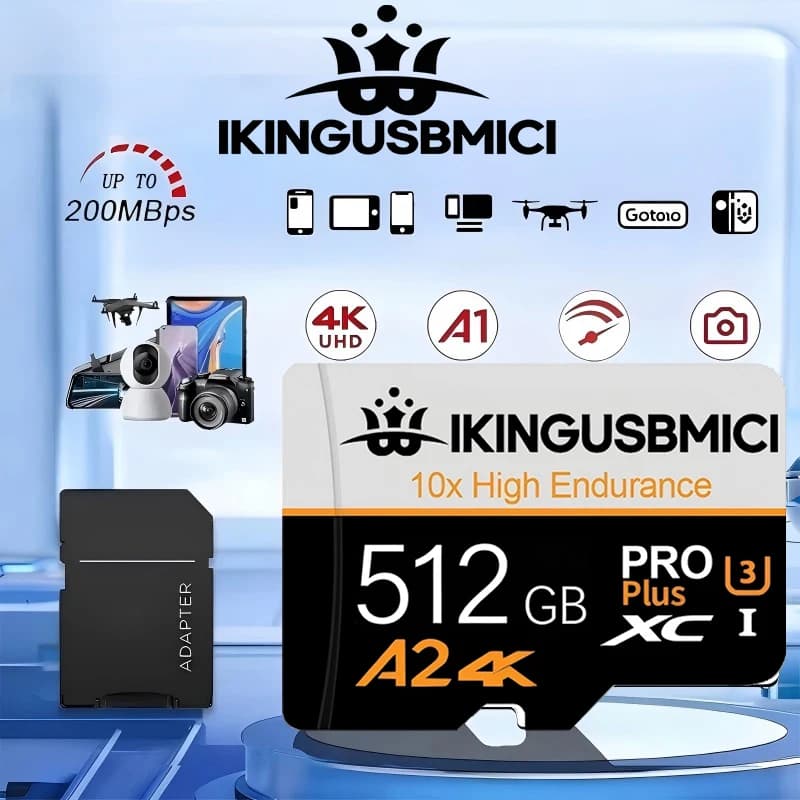 Speed Boost SD Cards Memory Card TF Cards Micro SD Card 32GB 64GB 256GB Shockproof U3 V30 for PC Surveillance Dash Cam