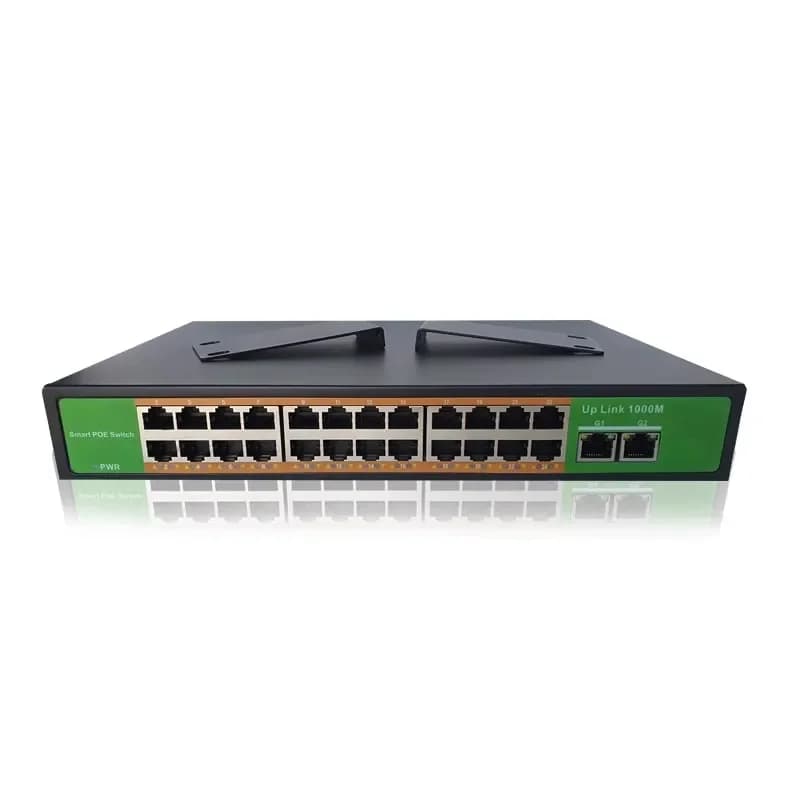 5 - 6 - 8- 9 - 10- 16 -24 porte POE Switch 2 Ottico 24 Gigabit POE elettrico
