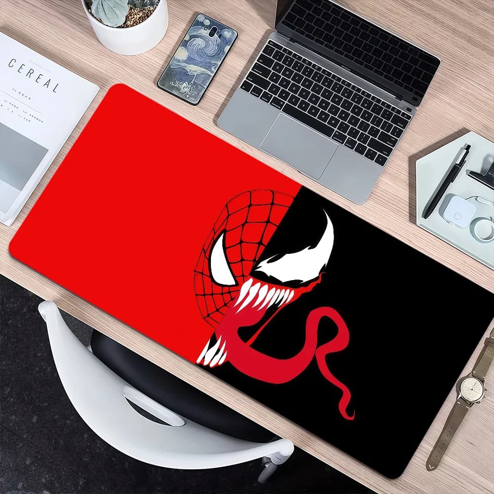 Tappetino per mouse V-Venom ml con grafica ispirata al film, antiscivolo, con bordi rinforzati, spesso, grande, confortevole, per gaming, ufficio e studenti