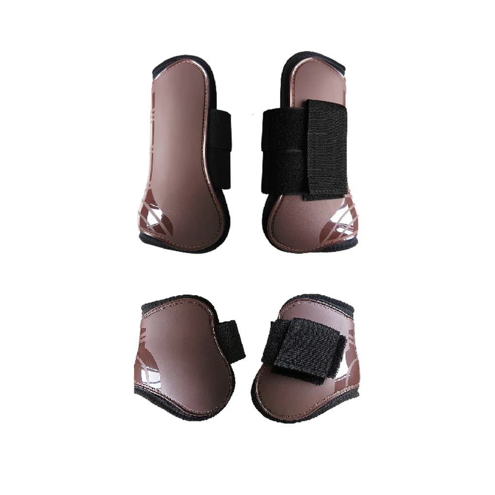 2 paia di stivali Fetlock per tendine di cavallo ultraleggeri, protezioni per le gambe anteriori e posteriori, protezioni per tibia di cavallo, protezioni per attrezzature equestri