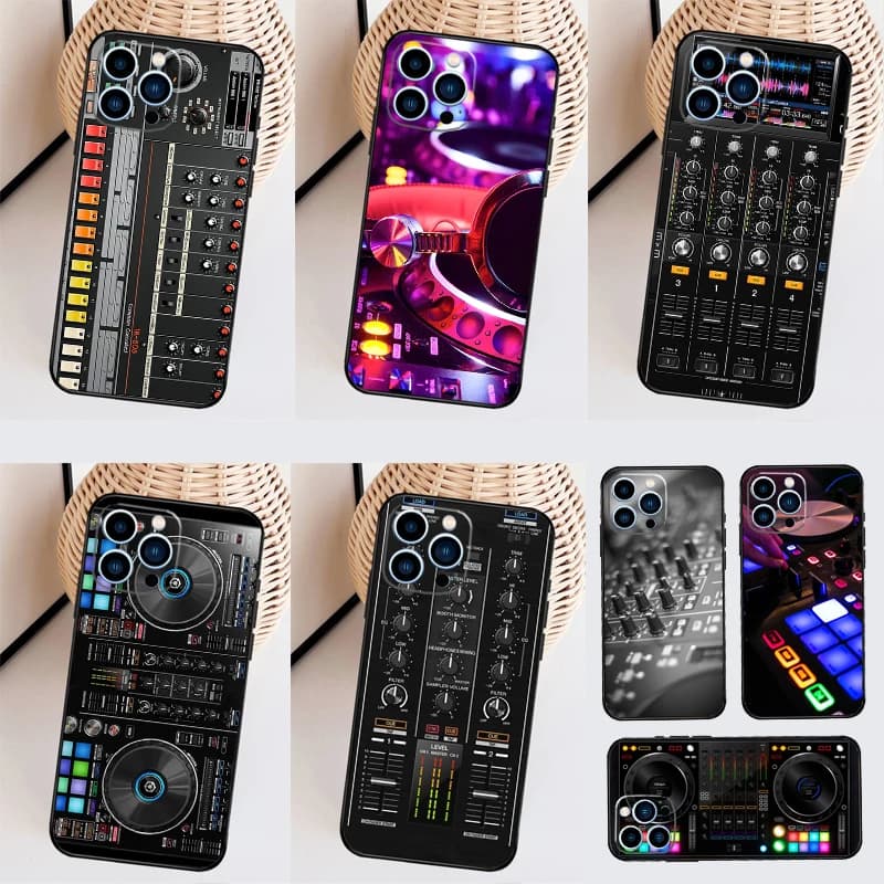 Custodia mixer controller DJ musicale per Xiaomi Redmi Note 14 9 10 11 12 13 Pro 11S 12S Cover per Redmi 15 C 14C 12C 10C 13C