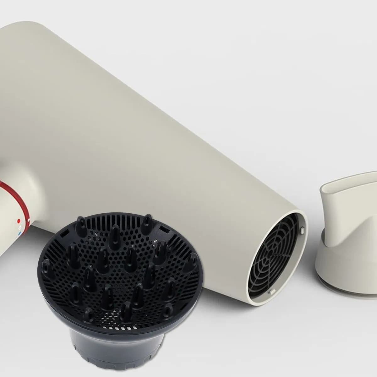 Diffusore per Asciugacapelli Elettrico, Universale, per Capelli Ricci, Naturali, Ondulati o Lisci, Protezione Termica per lo Styling