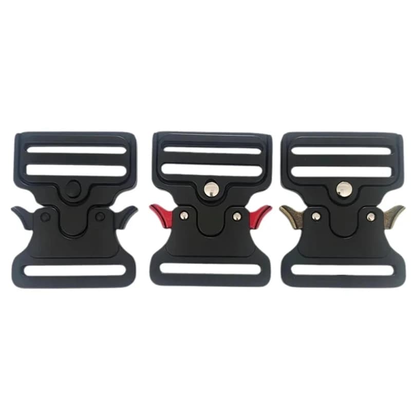 Fibbia per cintura tattica da uomo 50 mm / 2 pollici a sgancio rapido, accessori per allenamento e combattimento militare, fibbie per cinture da uomo, fibbia per cintura in vita