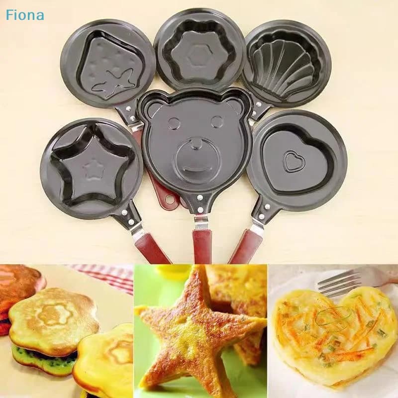✔ Padella Antiaderente per Mini Pancake, Forme Carine per Colazione dei Bambini (Orso, Stella, Cuore e Altro)