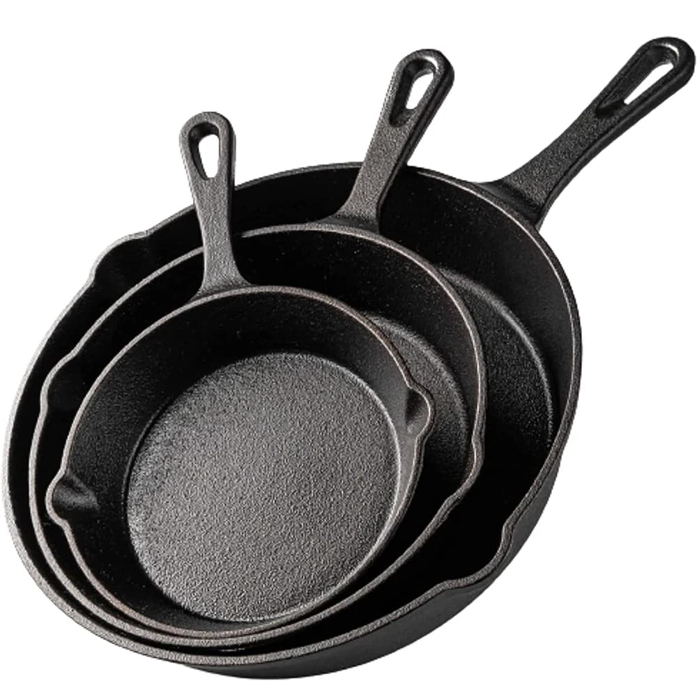 Ghisa pan, 14/16/20cm, Non-stick, for Kitchen, Breakfast, Omelette, Pancake, Compatible with Induction