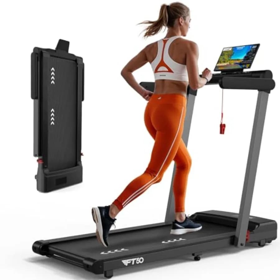 Tapis roulant pieghevole per tappetino da passeggio domestico: tappetino da passeggio 2 in 1 con manubrio e altoparlante Bluetooth Tapis roulant sotto la scrivania con Du