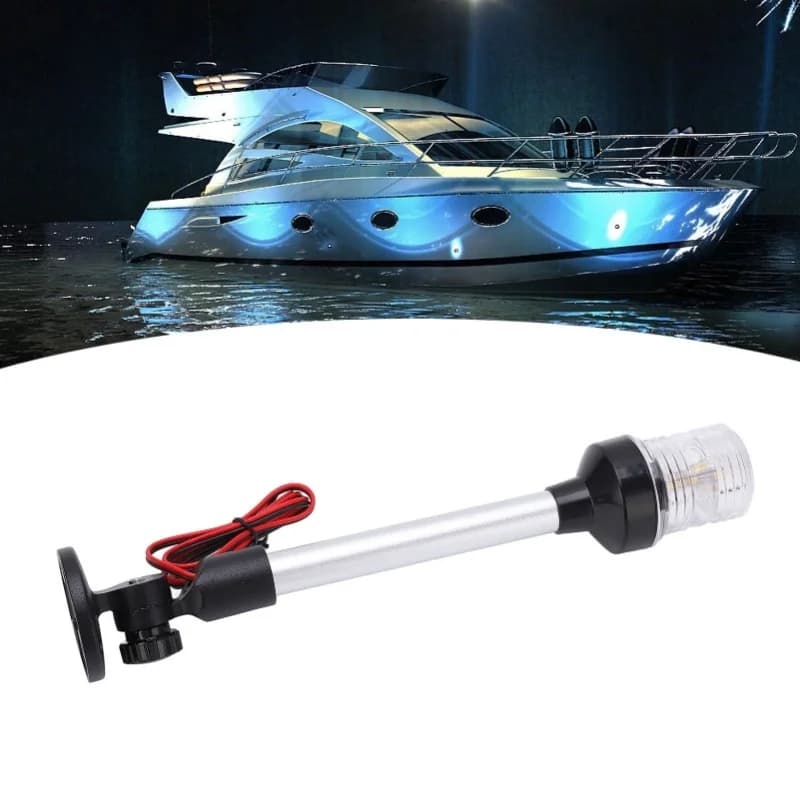 Luci di Navigazione a LED da 12 Pollici, Impermeabili, a 360 Gradi ° Luce per Imbarcazioni e Yacht 12V-24V