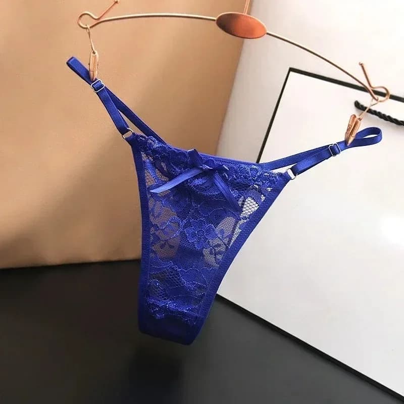Perizoma trasparente in pizzo a rete Mutandine da donna Intimo da donna Perizoma senza cuciture Mutande femminili Intimo Perizoma lingerie