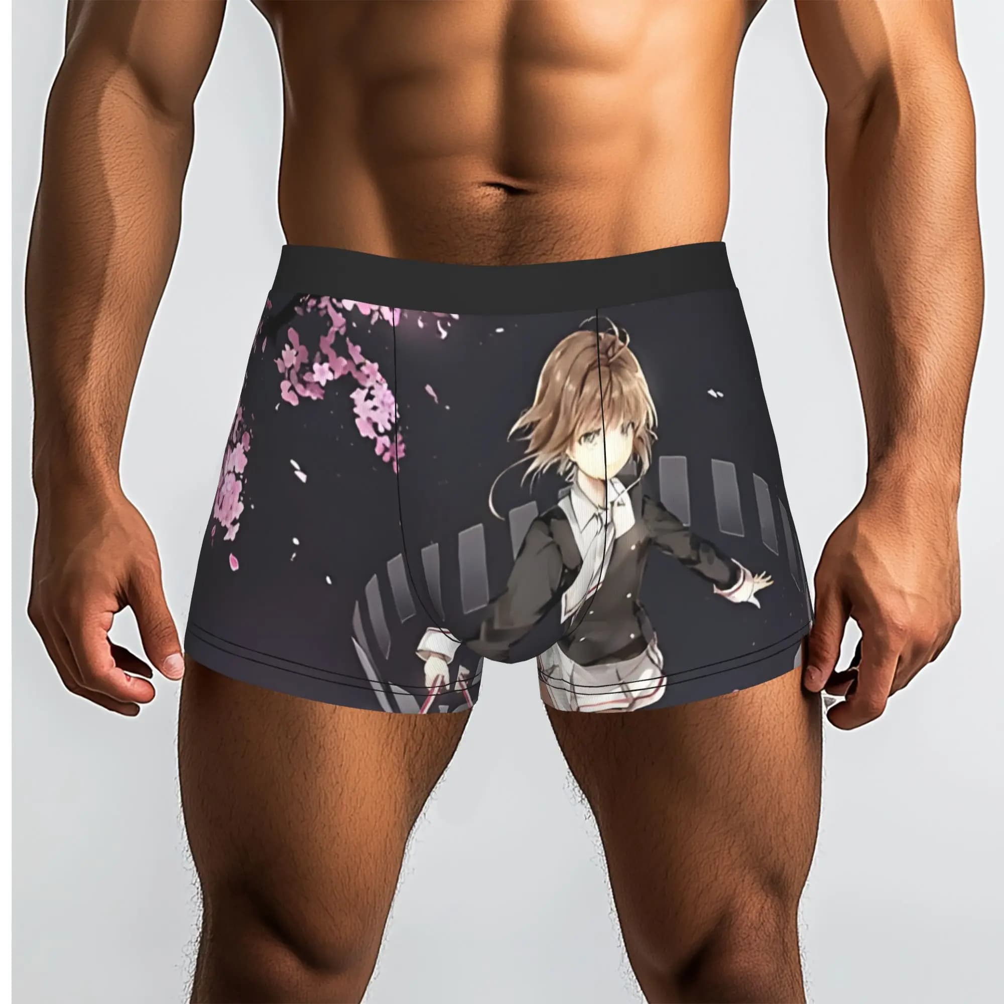 Sakura Bandai Cardcaptor Sakura Mutande da uomo Mutandine da uomo Pantaloncini ventilati Boxer Briefs