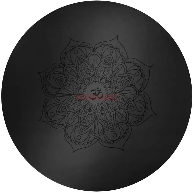 Support Mat for Inverted Plate for Small Size Portable Meditation Rubber Circular Yoga Mat