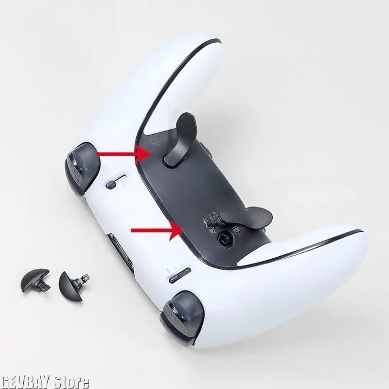 For PS5 DualSense Edge Elite Controller Metal Back Paddles Replacement Buttons Game Controller Spare Accessories