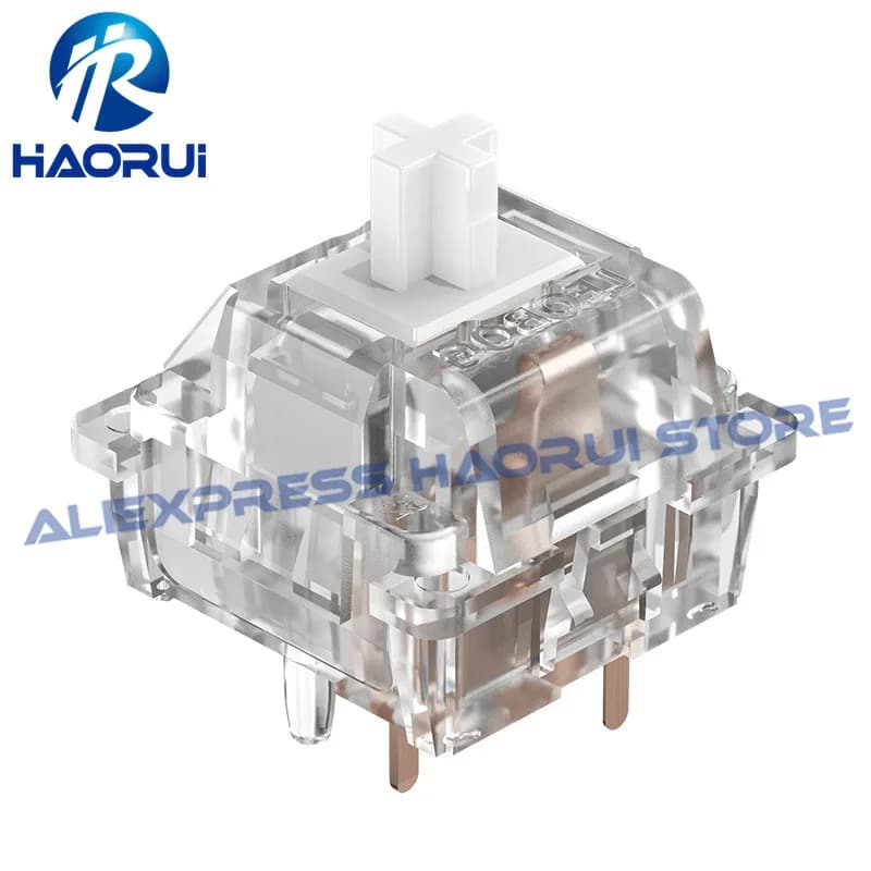 100 pcs new original LEOBOG Ice Soul Switch 5 Pin 49gf tactile switch compatible with mechanical keyboard MX
