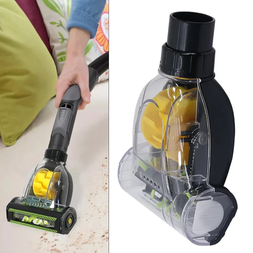 Spazzola a turbina per aspirapolvere per Midea per cuccioli per Haier Strumento per la depilazione degli animali domestici Spazzola per pavimenti pneumatica Testa di aspirazione da 32 mm Vuoto