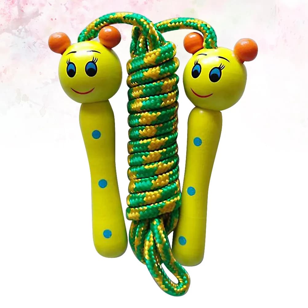 Cartoon Animal Skipping Rope Adjustable Length Lightweight for Children Indoor Outdoor Exercise Jump Rope School Fitness