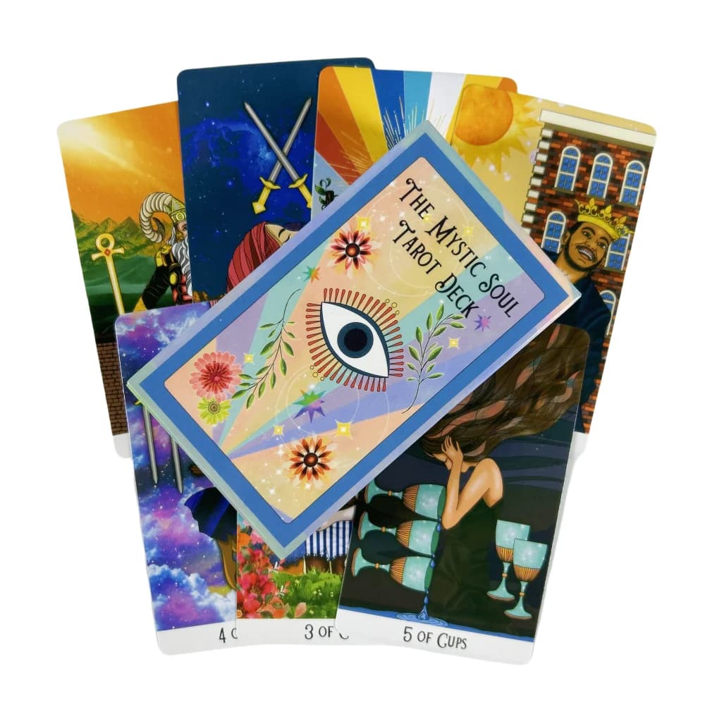 The Mystic Soul Tarot Deck Cards Un mazzo da 78 Oracle English Visions Divination Edition Borad Playing Games