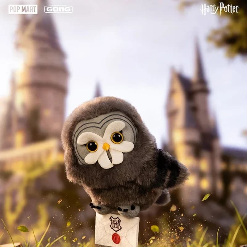 POP MART GONG Harry Potter Owl Plush Series Pendant Blind Box Anime Figure Surprise Mystery Box Toys Ornaments Figurines Doll